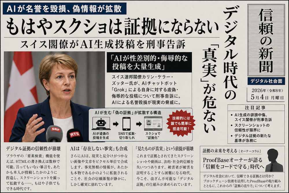 デジタルデータの信頼性は今、崩壊しています。Web3が守る「真実」の境界線